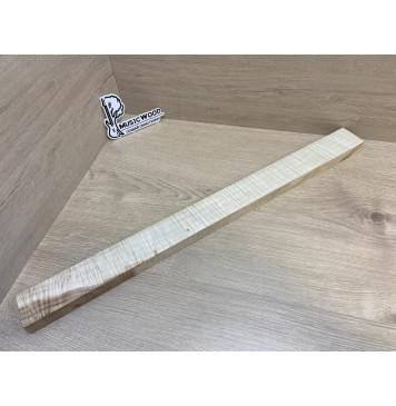 Клён Белый Явор, Волнистый Универсальная заготовка Смешанный АА Волна ААА 23х53х650 мм-1