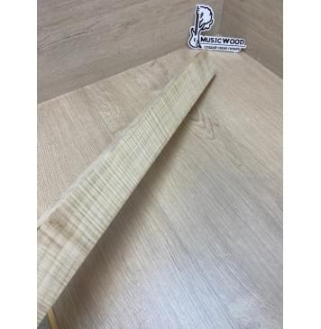 Клён Белый Явор, Волнистый Универсальная заготовка Смешанный АА Волна ААА 23х53х650 мм-11