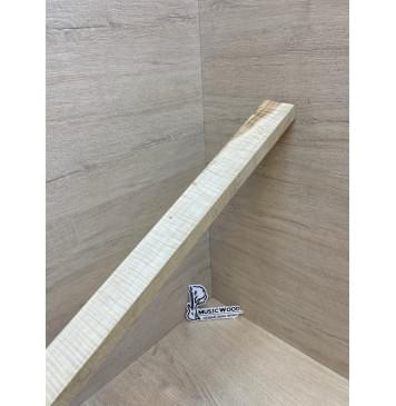 Клён Белый Явор, Волнистый Универсальная заготовка Смешанный АА Волна ААА 23х53х650 мм-15