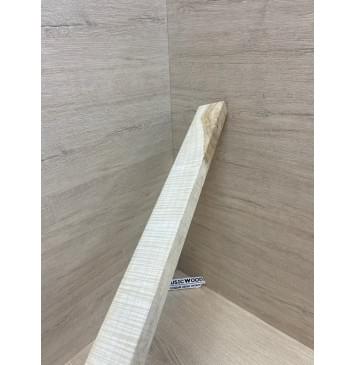 Клён Белый Явор, Волнистый Универсальная заготовка Смешанный АА Волна ААА 23х53х650 мм-14