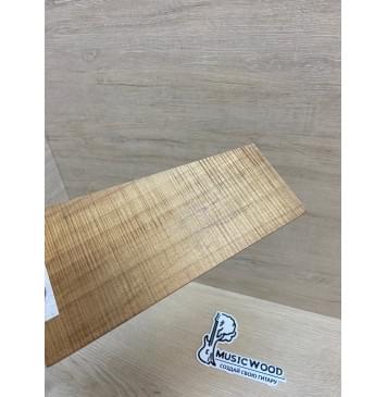 Клён Волнистый Печёный 180 гр заготовка накладки на головку грифа Радиал АА Волна ААА 3х115-70х205 мм-7