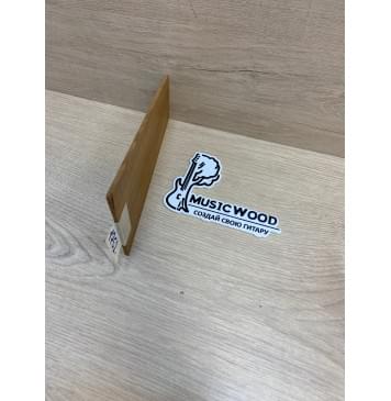 Клён Волнистый Печёный 180 гр заготовка накладки на головку грифа Радиал АА Волна ААА 3х115-70х205 мм-8