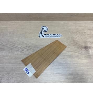 Клён Волнистый Печёный 180 гр заготовка накладки на головку грифа Радиал АА Волна ААА 3х110-68х205мм-0