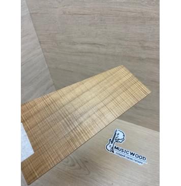 Клён Волнистый Печёный 180 гр заготовка накладки на головку грифа Радиал АА Волна ААА 3х110-68х205 мм-4