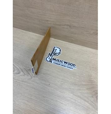 Клён Волнистый Печёный 180 гр заготовка накладки на головку грифа Радиал АА Волна ААА 3х110-68х205 мм-5