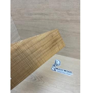 Клён Волнистый Печёный 180 гр заготовка накладки на головку грифа Радиал АА Волна ААА 2.5х110-68х205 мм-4