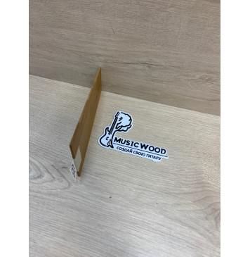 Клён Волнистый Печёный 180 гр заготовка накладки на головку грифа Радиал АА Волна ААА 2.5х110-68х205 мм-7