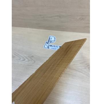 Клён Волнистый Печёный 180 гр заготовка накладки на головку грифа Радиал АА Волна ААА 2.5х110-68х205 мм-3