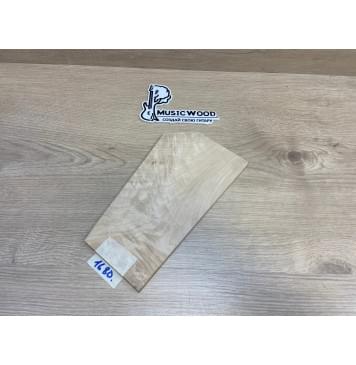 Клён Белый Явор, Волнистый заготовка накладки на головку грифа Смешанный ААА Волна А 6х135-94х235 мм-0