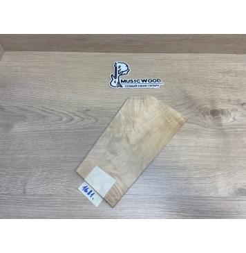 Клён Белый Явор, Волнистый заготовка накладки на головку грифа Смешанный ААА Волна А 5.5х135-94х235 мм-0