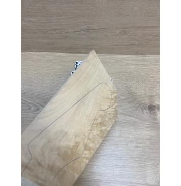 Клён Белый Явор, Волнистый заготовка накладки на головку грифа Смешанный ААА Волна А 5.5х135-94х235 мм-3