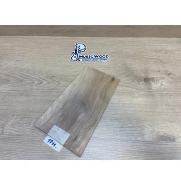 Орех Американский Заболонь заготовка накладки на головку грифа Тангент АА 5х140-118х235 мм-0