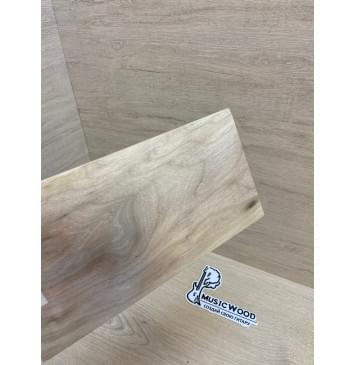 Орех Американский Заболонь заготовка накладки на головку грифа Тангент АА 5х140-118х235 мм-3