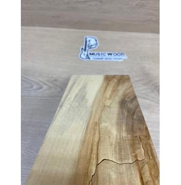 Клён Американский заготовка накладки на головку грифа Смешанный АА 4х125х255 мм-4