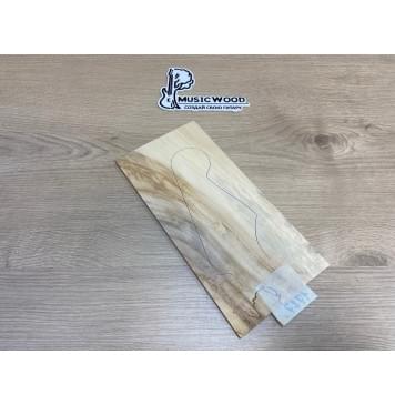 Клён Американский заготовка накладки на головку грифа Смешанный АА 4х125х255 мм-1