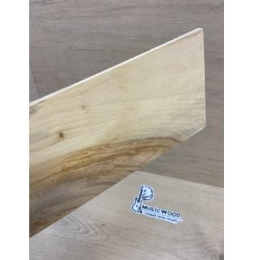 Клён Американский заготовка накладки на головку грифа Смешанный АА 4.5х125х255 мм-3