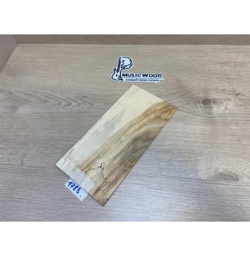 Клён Американский заготовка накладки на головку грифа Смешанный АА 4.5х125х255 мм-0