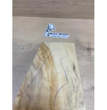 Клён Американский заготовка накладки на головку грифа Смешанный АА 3х125х255 мм-2