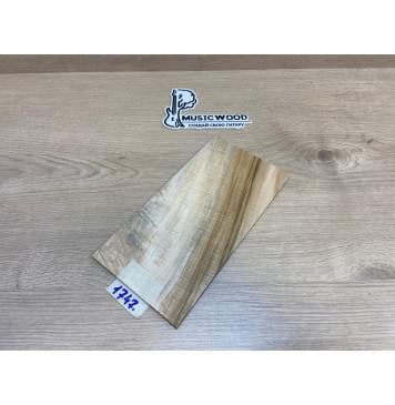 Клён Американский Волнистый заготовка накладки на головку грифа Смешанный ААА Волна АА 5х125х240 мм-0