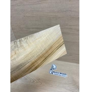 Клён Американский Волнистый заготовка накладки на головку грифа Смешанный ААА Волна АА 5х125х240 мм-4