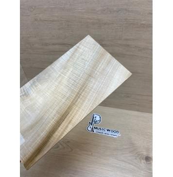 Клён Американский Волнистый заготовка накладки на головку грифа Смешанный ААА Волна АА 5х125х240 мм-3