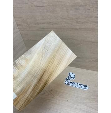 Клён Американский Волнистый заготовка накладки на головку грифа Смешанный ААА Волна АА 4х125х240 мм-5