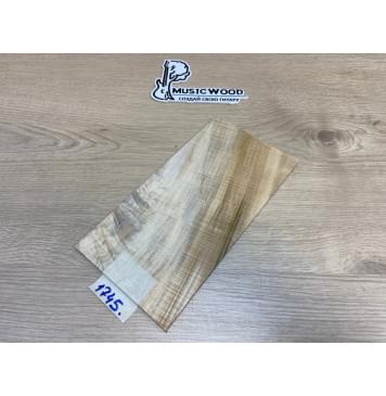 Клён Американский Волнистый заготовка накладки на головку грифа Смешанный ААА Волна АА 3.5х125х240 мм-0