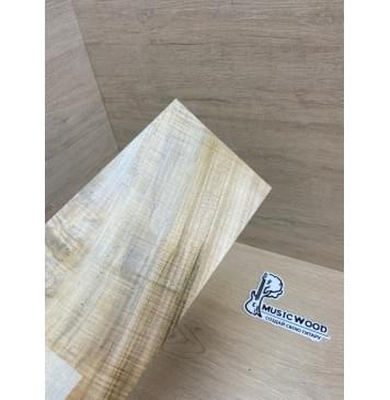 Клён Американский Волнистый заготовка накладки на головку грифа Смешанный ААА Волна АА 3.5х125х240 мм-5