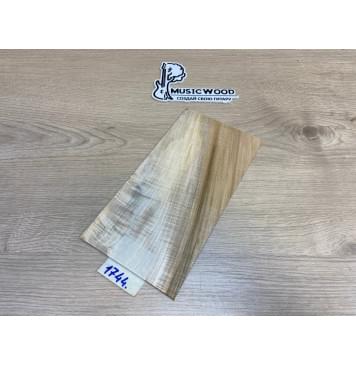 Клён Американский Волнистый заготовка накладки на головку грифа Смешанный ААА Волна АА 2.5х125х240 мм-0