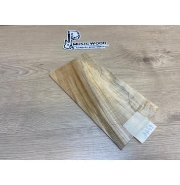 Клён Американский Волнистый заготовка накладки на головку грифа Смешанный ААА Волна АА 2.5х125х240 мм-2