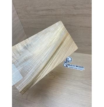 Клён Американский Волнистый заготовка накладки на головку грифа Смешанный ААА Волна АА 2.5х125х240 мм-4