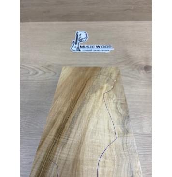 Клён Американский Волнистый заготовка накладки на головку грифа Смешанный ААА Волна АА 3х125х240 мм-2