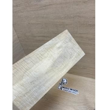 Клён Американский Волнистый заготовка накладки на головку грифа Тангент ААА Волна ААА 4.2х154-134х315 мм-4