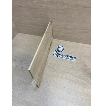 Клён Американский Волнистый заготовка накладки на головку грифа Тангент ААА Волна ААА 4.2х154-134х315 мм-7