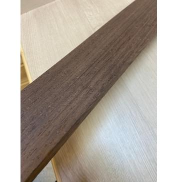 Венге заготовка накладки для бас-гитары Радиал АА 10х94х760 мм-2