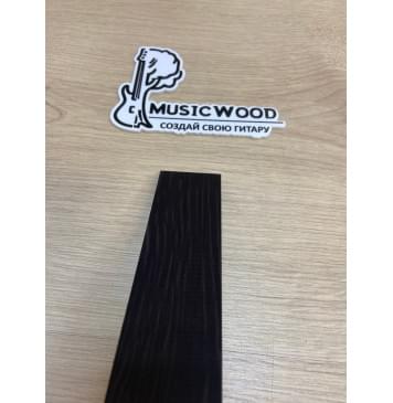 Граб Black заготовка для бриджа акустической гитары Смешанный ААА 10х42х190 мм-4