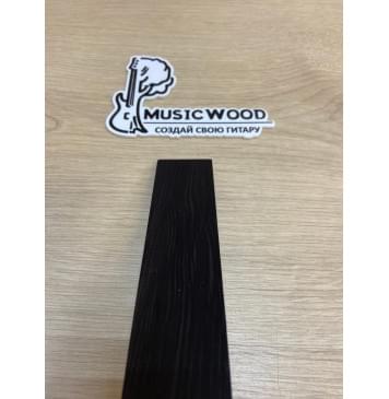 Граб Black заготовка для бриджа акустической гитары Смешанный ААА 10х40х190 мм-2