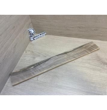 Орех Грецкий Волнистый Заболонь заготовка накладки для электрогитары Смешанный ААА Волна АА 12х73х565 мм-0