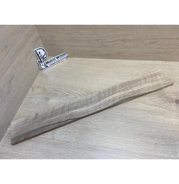 Орех Грецкий Волнистый Заболонь заготовка накладки для электрогитары Смешанный ААА Волна АА 12х73х565 мм-7