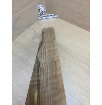 Орех Грецкий Волнистый Заболонь заготовка накладки для электрогитары Смешанный ААА Волна АА 12х73х565 мм-3
