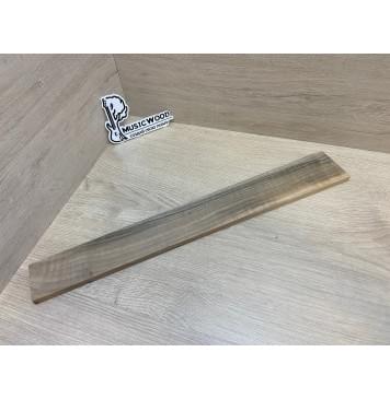 Орех Грецкий Волнистый Заболонь заготовка накладки для электрогитары Радиал АА Волна А 10х70-56х505 мм-0