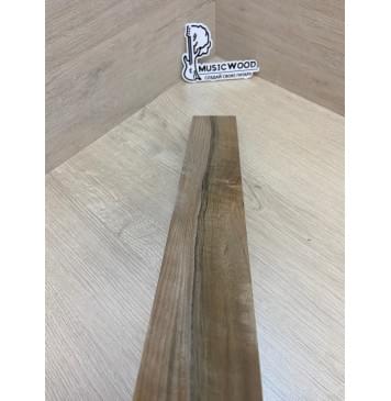 Орех Грецкий Заболонь заготовка накладки для электрогитары Смешанный АА 10х70-60х515 мм -5