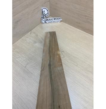 Орех Грецкий Заболонь заготовка накладки для электрогитары Смешанный АА 10х70-60х515 мм -8