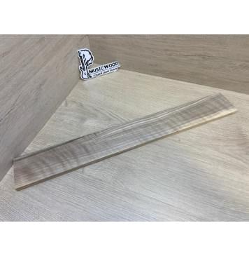 Орех Грецкий Волнистый Заболонь заготовка накладки для электрогитары Радиал АА Волна АА 10х73х565 мм-0
