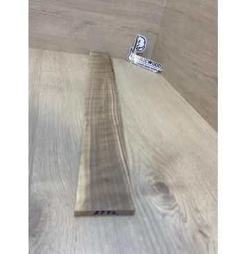 Орех Грецкий Волнистый Заболонь заготовка накладки для электрогитары Радиал АА Волна АА 10х73х565 мм-2