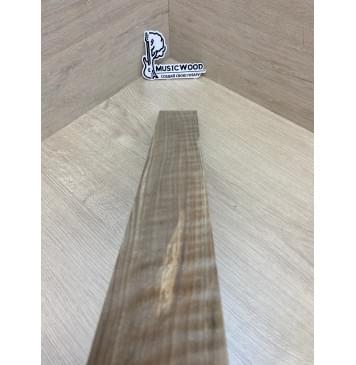 Орех Грецкий Волнистый Заболонь заготовка накладки для электрогитары Радиал АА Волна А 11х73х565 мм-5