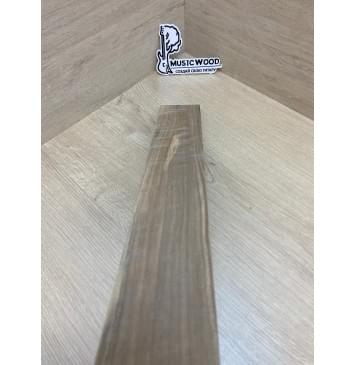 Орех Грецкий Волнистый Заболонь заготовка накладки для электрогитары Радиал АА Волна А 11х73х565 мм-8