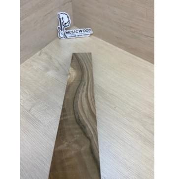Орех Грецкий Заболонь заготовка накладки для электрогитары Смешанный АА 11х68-47х540 мм -2