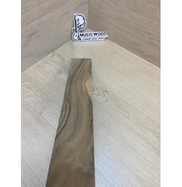 Орех Грецкий Заболонь заготовка накладки для электрогитары Смешанный АА 11х68-47х540 мм -4