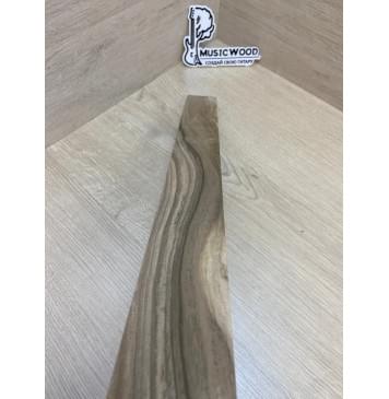 Орех Грецкий Заболонь заготовка накладки для электрогитары Смешанный АА 11х68-47х540 мм -8